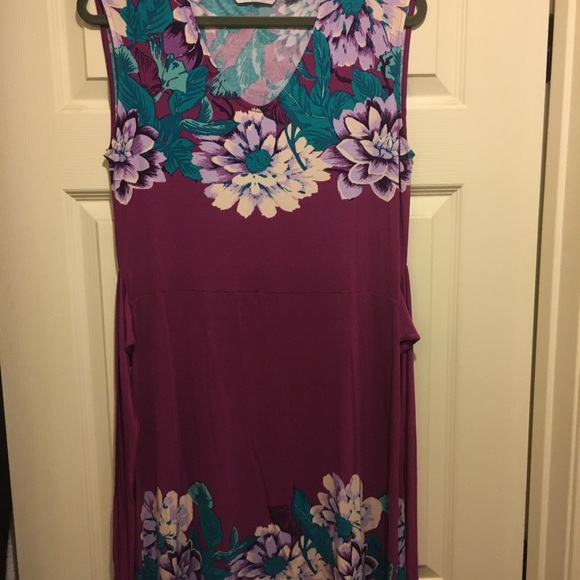 NWOT Isaac Mizrahi Floral Print Dress - Picture 2 of 4